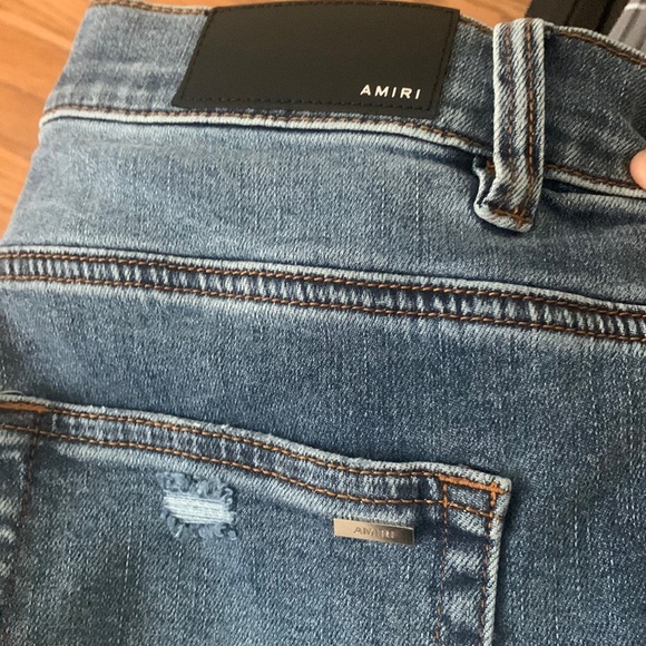 Selling these amiri’s I got them from saks first come first served